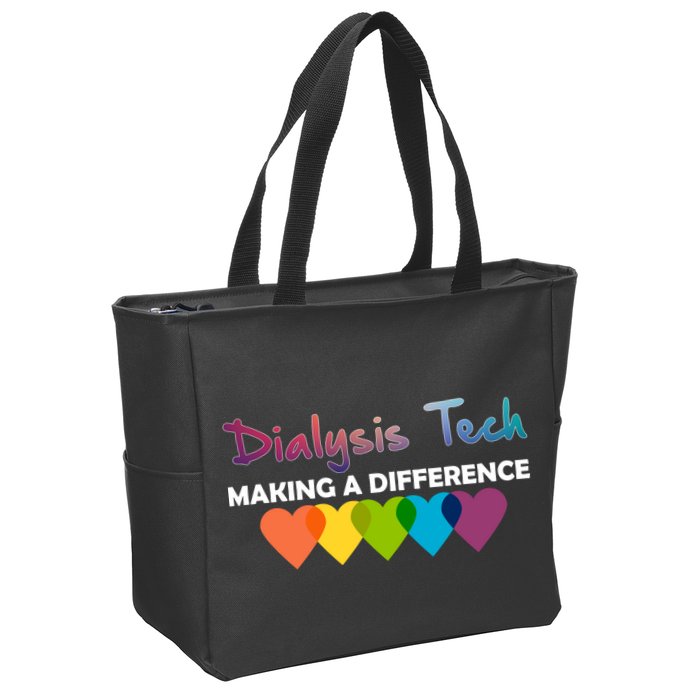 Dialysis Tech Making A Difference Zip Tote Bag