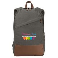Dialysis Tech Making A Difference Cotton Canvas Backpack