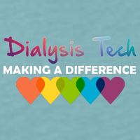 Dialysis Tech Making A Difference Sueded Cloud Jersey T-Shirt