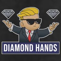 Diamond Hands Funny Stock Meme Adult Drive Performance Visor