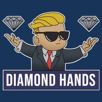 Diamond Hands Funny Stock Meme Cooling Performance Crew T-Shirt