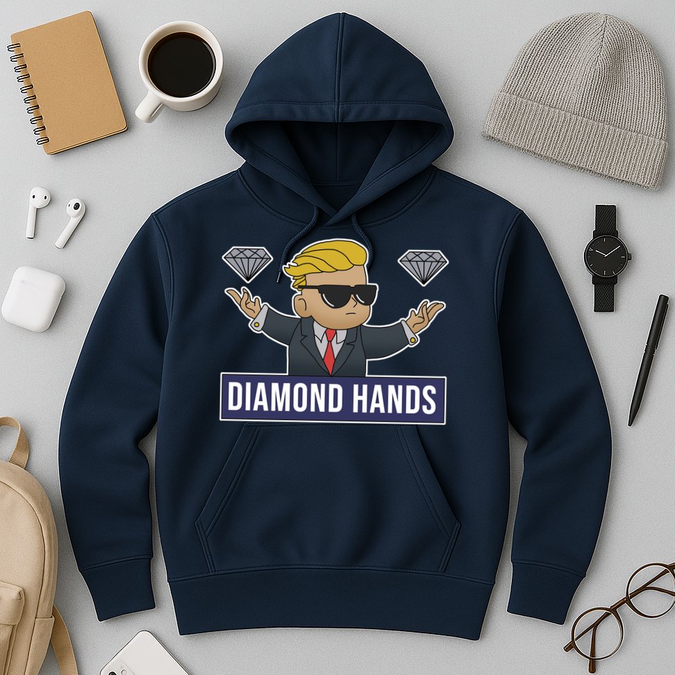 Diamond Hands Funny Stock Meme Hoodie