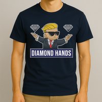 Diamond Hands Funny Stock Meme T-Shirt