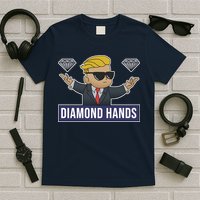 Diamond Hands Funny Stock Meme T-Shirt
