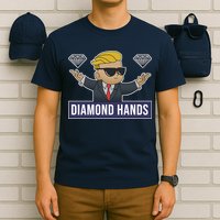 Diamond Hands Funny Stock Meme T-Shirt
