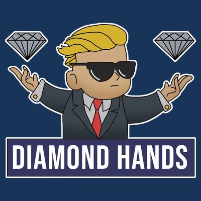 Diamond Hands Funny Stock Meme T-Shirt