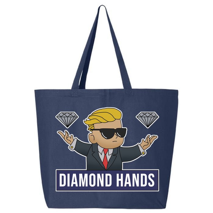 Diamond Hands Funny Stock Meme 25L Jumbo Tote