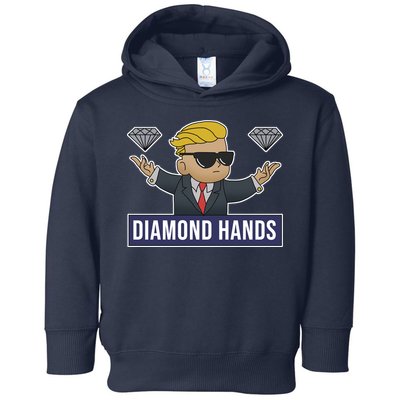 Diamond Hands Funny Stock Meme Toddler Hoodie