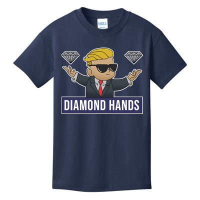 Diamond Hands Funny Stock Meme Kids T-Shirt