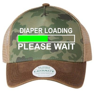 Diaper Loading Please Wait Legacy Tie Dye Trucker Hat