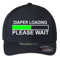 Diaper Loading Please Wait Flexfit Unipanel Trucker Cap