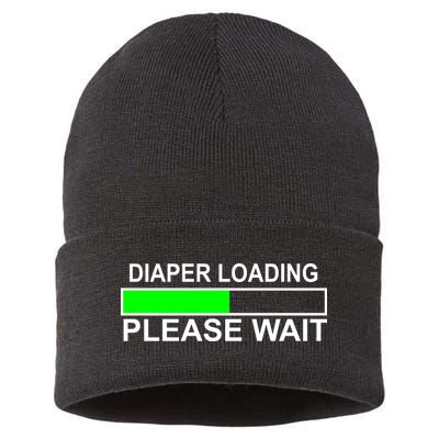 Diaper Loading Please Wait Sustainable Knit Beanie