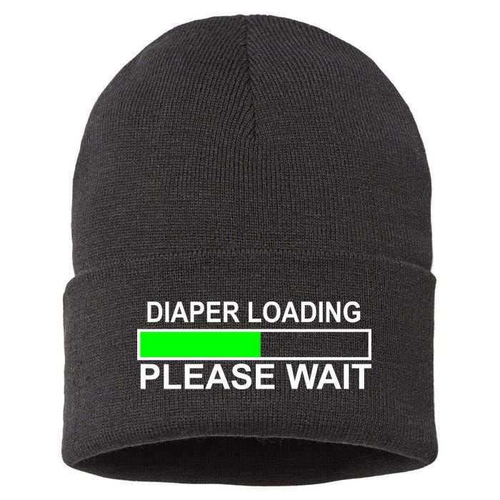 Diaper Loading Please Wait Sustainable Knit Beanie