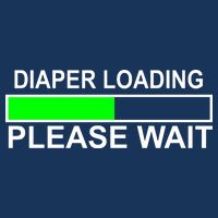Diaper Loading Please Wait Infant Baby Jersey Bodysuit