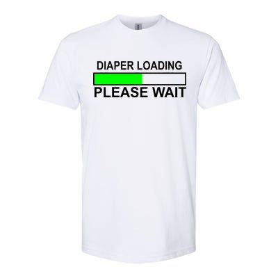 Diaper Loading Please Wait Softstyle® CVC T-Shirt