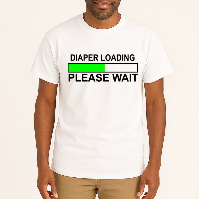 Diaper Loading Please Wait Tall T-Shirt