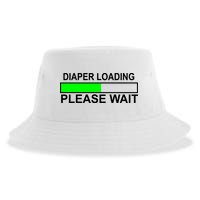 Diaper Loading Please Wait Sustainable Bucket Hat
