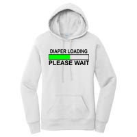 Diaper Loading Please Wait Women's Pullover Hoodie