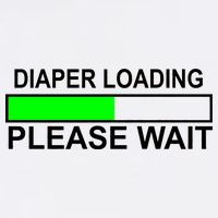 Diaper Loading Please Wait Mousepad