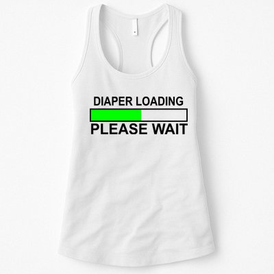 Diaper Loading Please Wait Womens Tank Top