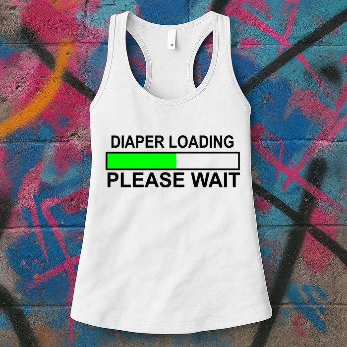 Diaper Loading Please Wait Womens Tank Top