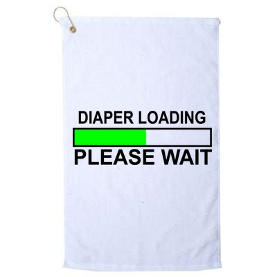 Diaper Loading Please Wait Golf Towel