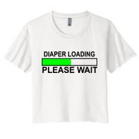 Diaper Loading Please Wait Crop Top