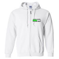 Diaper Loading Please Wait Full Zip Hoodie