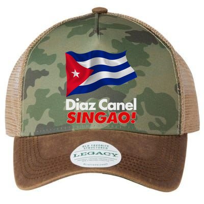 Diaz Canel Singao! Cuban Flag Legacy Tie Dye Trucker Hat