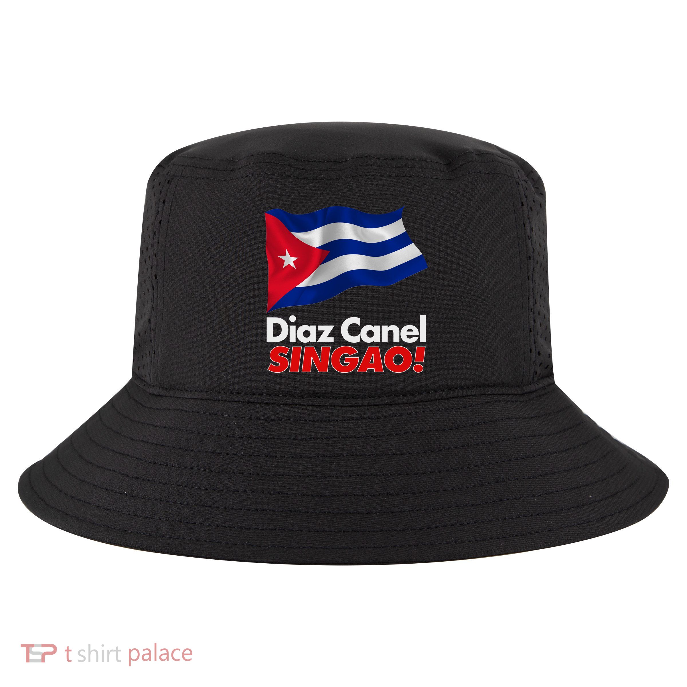Diaz Canel Singao! Cuban Flag Cool Comfort Performance Bucket Hat