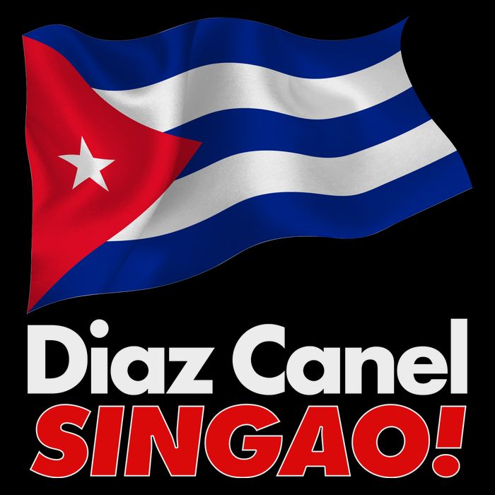 Diaz Canel Singao! Cuban Flag Performance Shirt