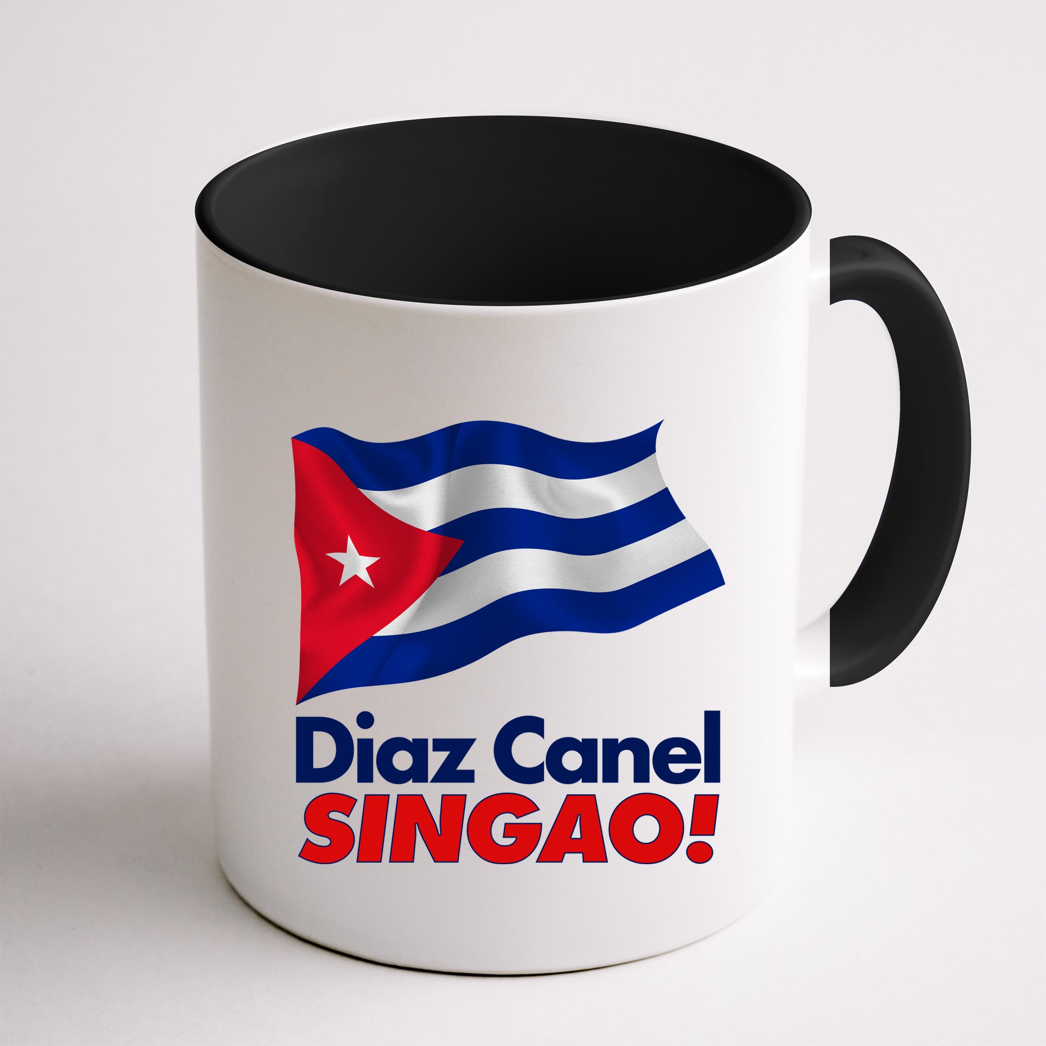 Diaz Canel Singao! Cuban Flag Mug