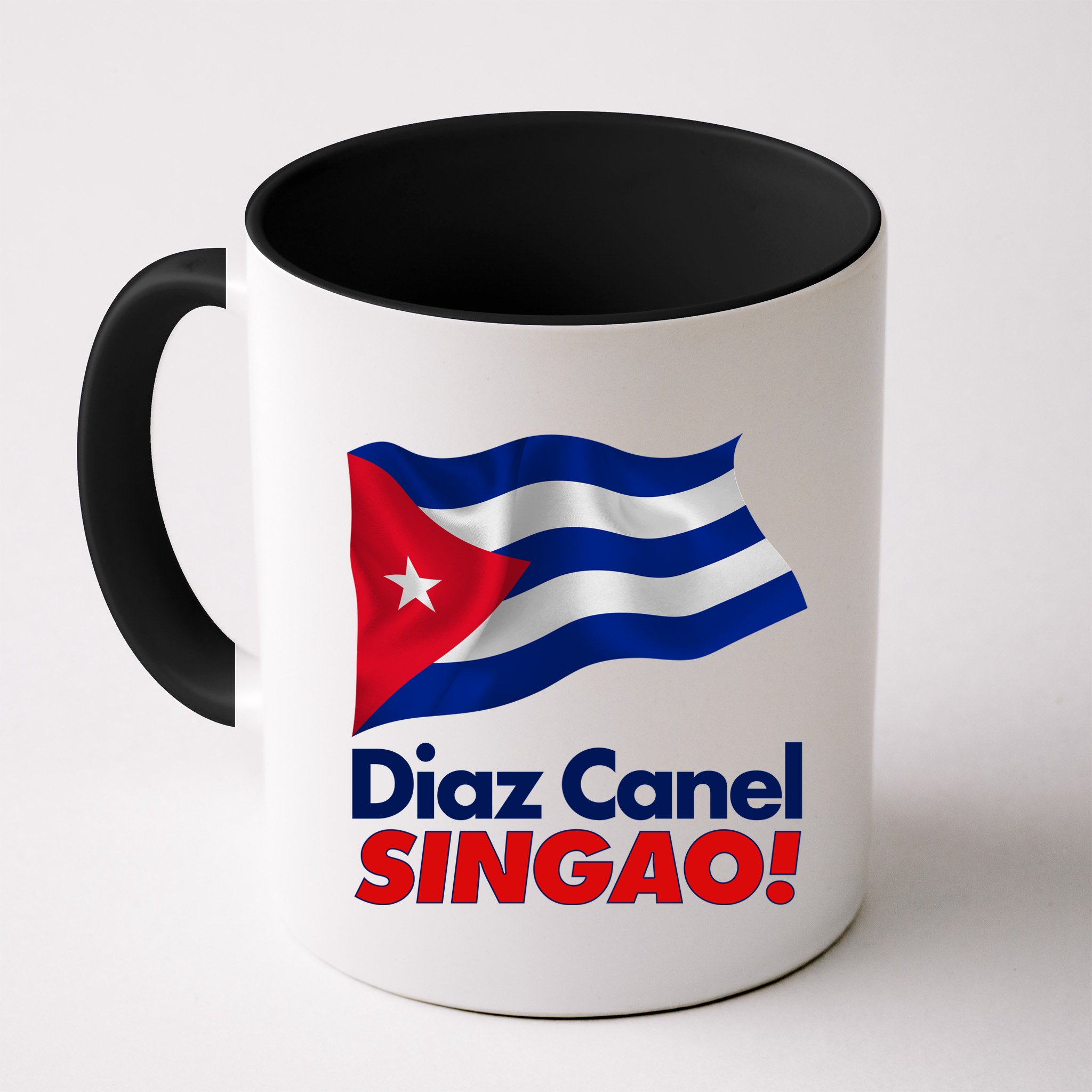 Diaz Canel Singao! Cuban Flag Mug