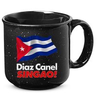 Diaz Canel Singao! Cuban Flag 15oz Campfire Ceramic Mug