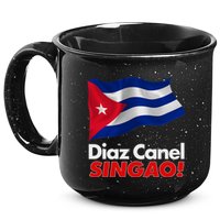 Diaz Canel Singao! Cuban Flag 15oz Campfire Ceramic Mug