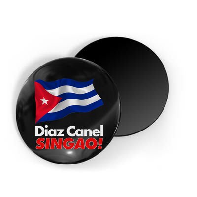 Diaz Canel Singao! Cuban Flag Magnet