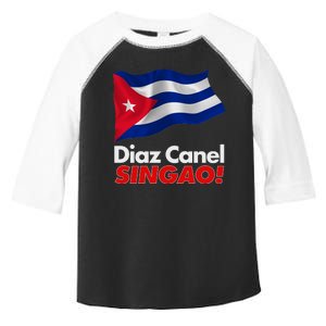 Diaz Canel Singao! Cuban Flag Toddler Fine Jersey T-Shirt