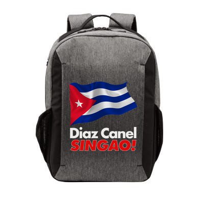 Diaz Canel Singao! Cuban Flag Vector Backpack