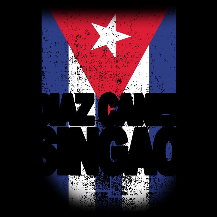 Diaz Canel Singao Cuban Flag Distressed Mug