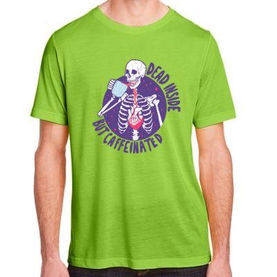 Dead Inside But Caffeinated Adult ChromaSoft Performance T-Shirt