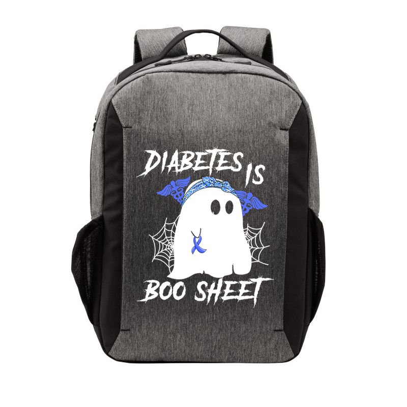 Diabetes Is Boo Sheet Halloween Ghost Diabetes Awareness Vector Backpack