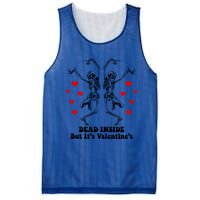 Dead Inside But ItS ValentineS Dancing Skeleton Couples Meaningful Gift Mesh Reversible Basketball Jersey Tank