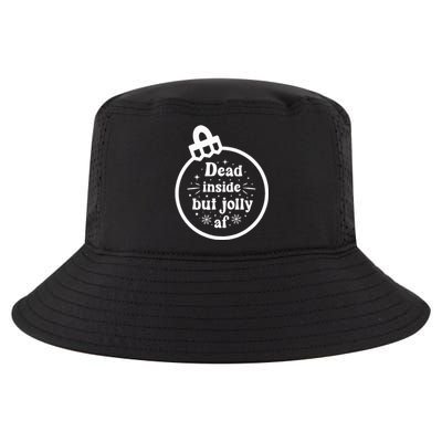 Dead Inside But Jolly AF  Cool Comfort Performance Bucket Hat