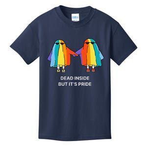 Dead Inside But It’S Pride Ghosts Kids T-Shirt