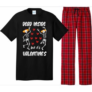 Dead Inside But ItS ValentineS Skeleton Dancing Lovers Meaningful Gift Pajama Set