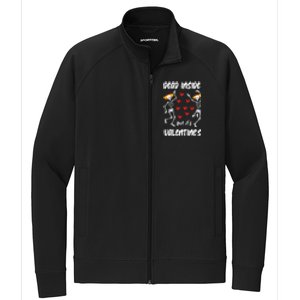 Dead Inside But ItS ValentineS Skeleton Dancing Lovers Meaningful Gift Stretch Full-Zip Cadet Jacket