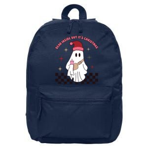 Dead Inside But It’S Christmas Ghost 16 in Basic Backpack