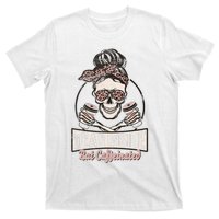 Dead Inside But Caffeinated Vintage Skeleton Halloween Mom T-Shirt