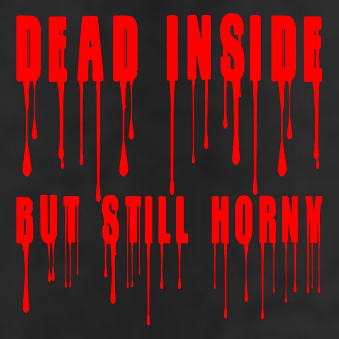 Dead Inside But Still Horny Funny Bloody Adult Drive Performance Visor