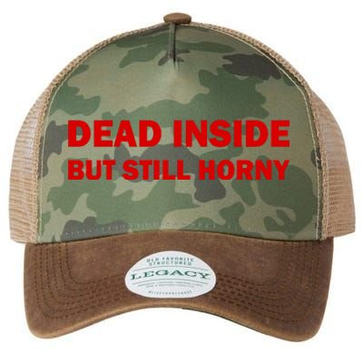 Dead Inside But Still Horny Classic Legacy Tie Dye Trucker Hat